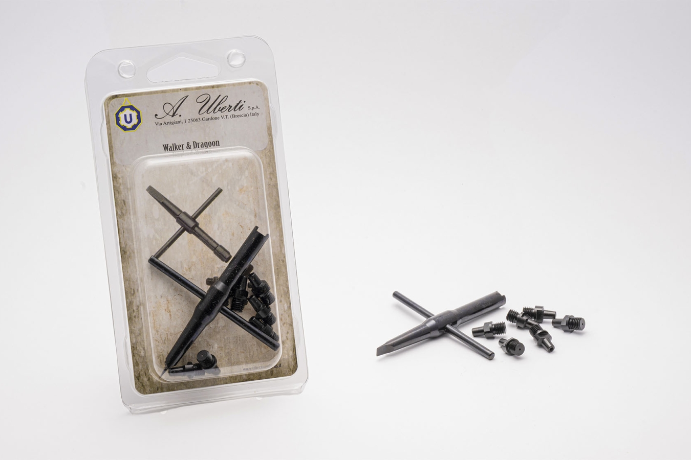 Wrench and Nipples for Uberti Walker and Dragoon revolvers