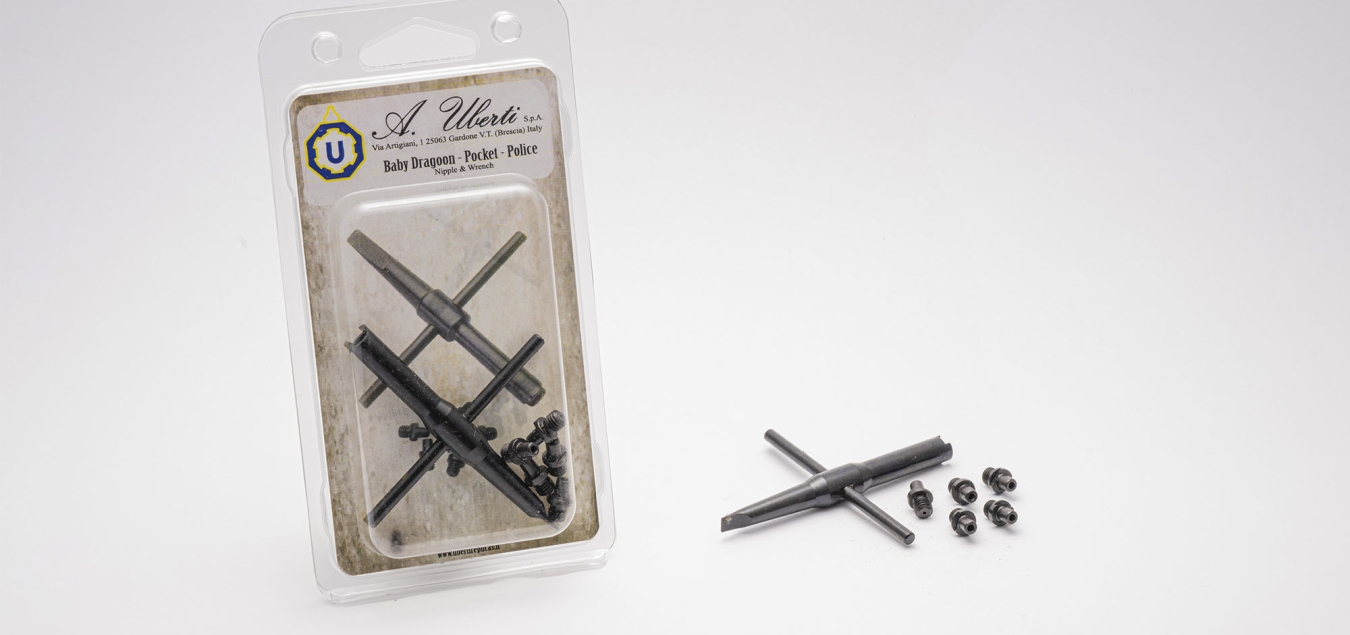 Wrench and Nipples for Uberti Pocket and Police revolvers